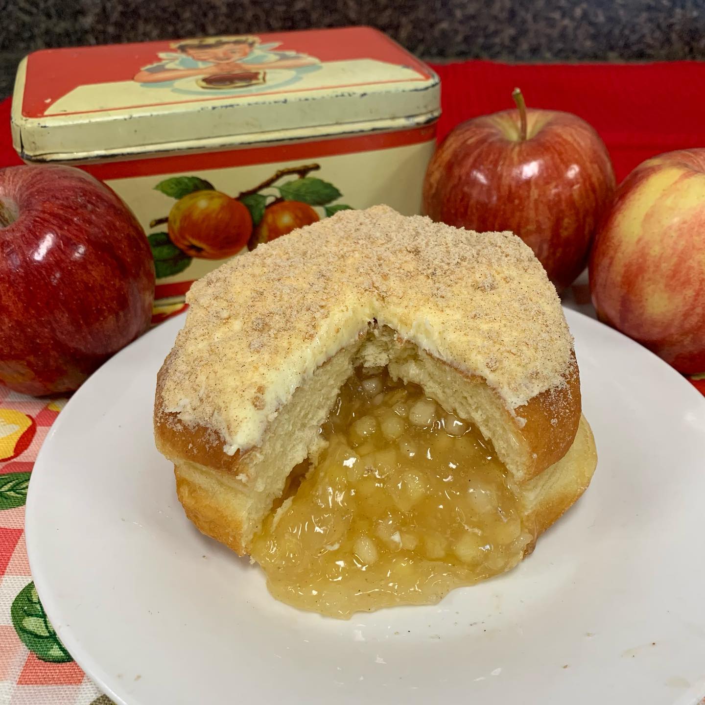 Apple Cheesecake Donut
